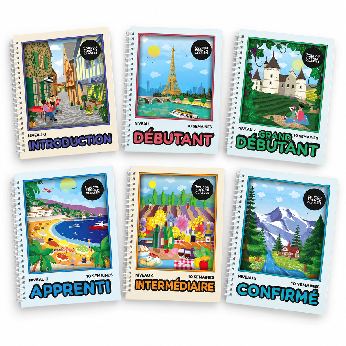 Bundle of all Coucou course books print version
