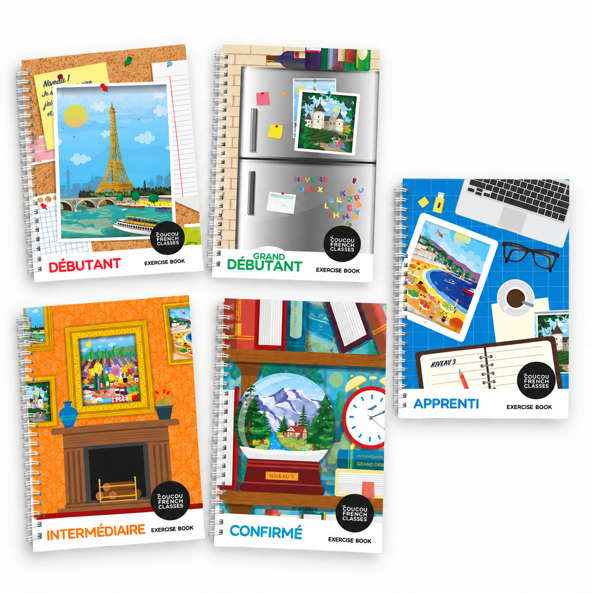 Bundle of all Coucou exercise books print version