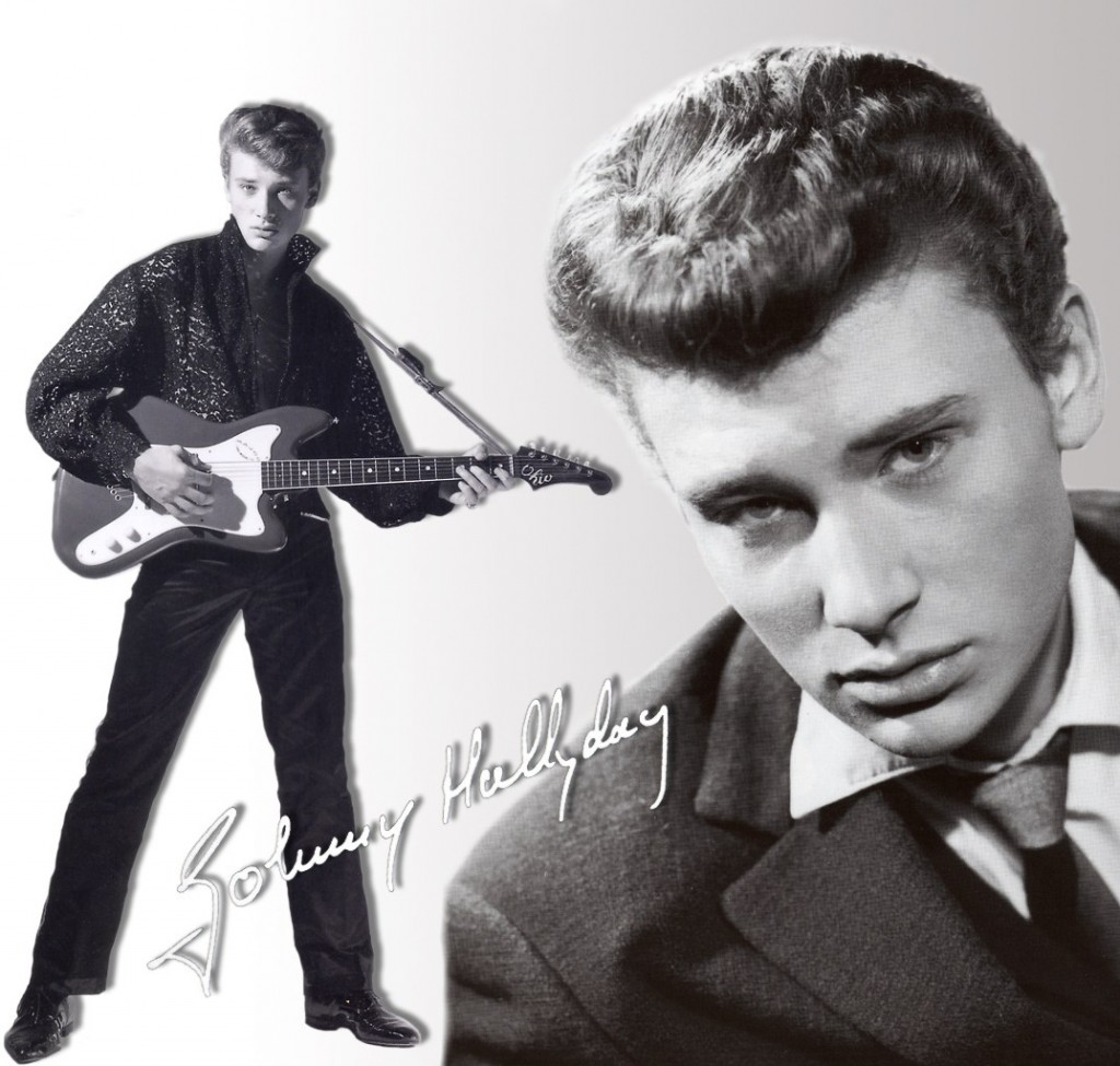 Cover of the Day: Johnny Hallyday – “Noir c’est noir”