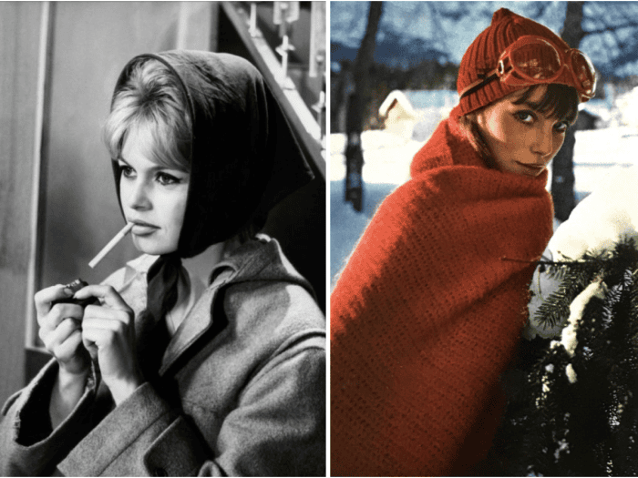 Brigitte Bardot and Jane Birkin