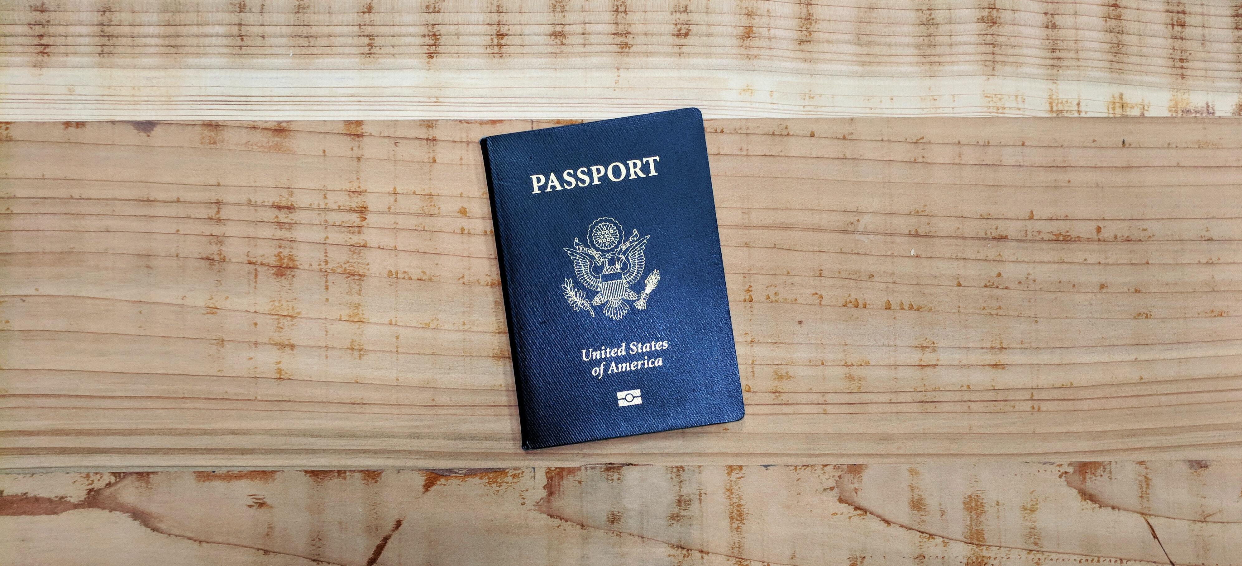 Picture of a US passport