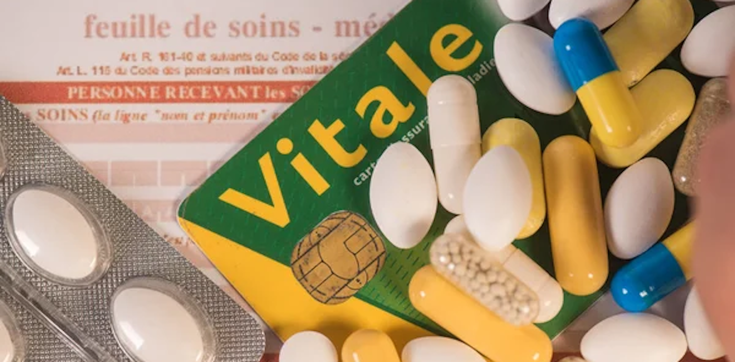 Picture of a Carte Vitale and medication