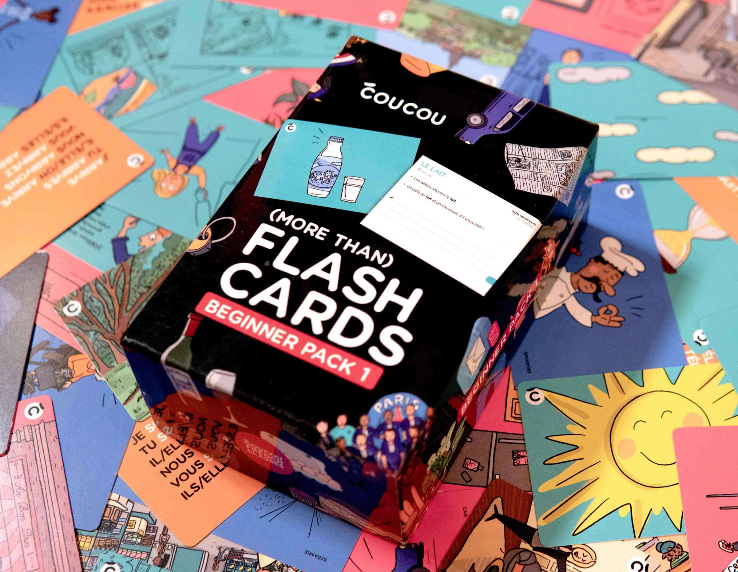 Flashcards Vocab Pack 1 Coucou French Classes