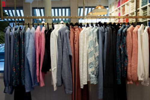rack of clothes