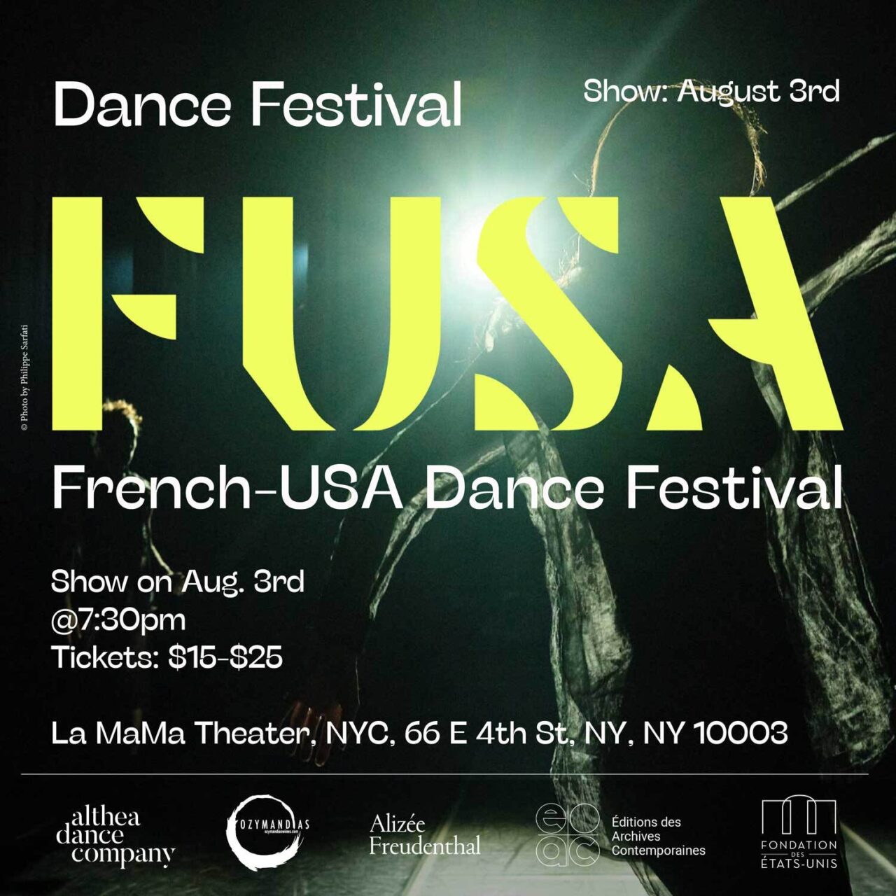 FUSA Dance Festival / NY / SATURDAY 08-03-24